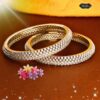 Royal Sparkle Triple Layer Kada – Elegant triple-layer design with radiant finish for timeless wristwear appeal.
